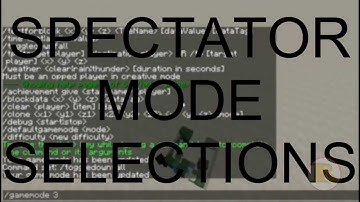 Minecraft 1.8 Spectator mode feedback/powers