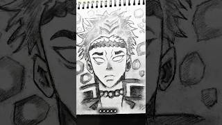 Drawing Gyomei Himejima in 1080p Quality! 🏔️✨ #shorts #animedrawing