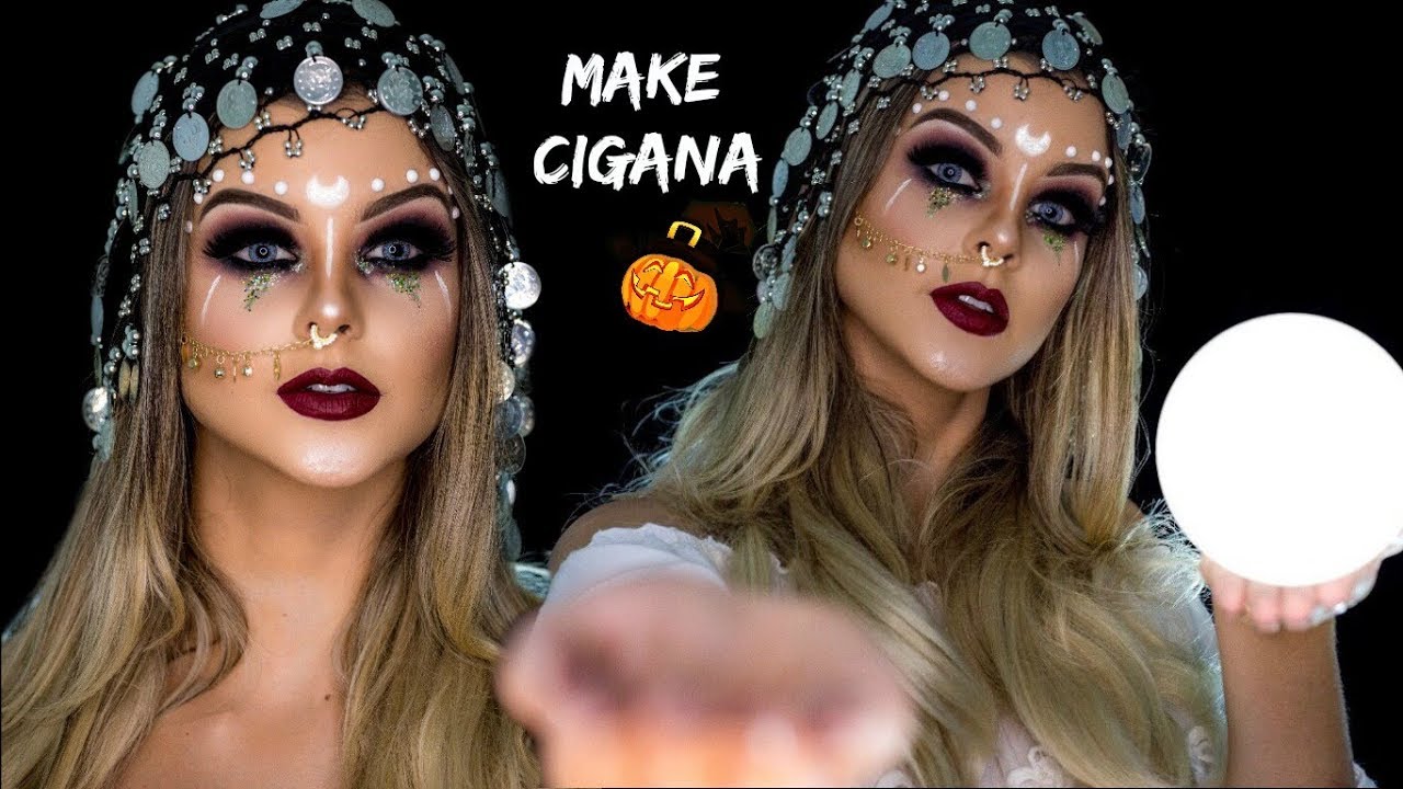 MAQUIAGEM HALLOWEEN - CIGANA