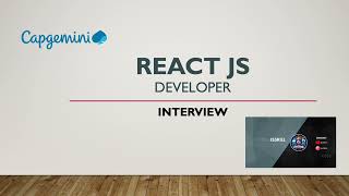 React Interview Questions and Answers | Capgemini |  Frontend Interview |
