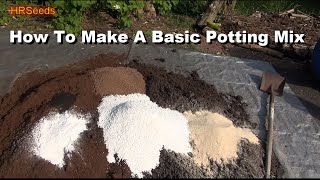 How To Make A Basic Potting Soil Mix, Peppers, Tomatoes, Vegetables