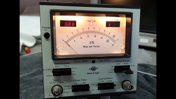 Brüel & Kjær Wow and Flutter Meter Type 6203 from 1977 test teardown