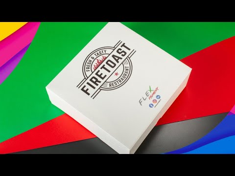 FLEX ULTRA: Stampa su Lunch Box in cartoncino Bianco