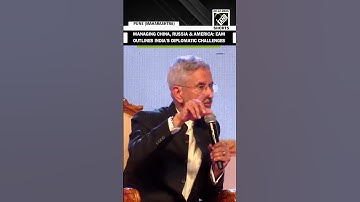 Managing China, Russia & America: EAM Jaishankar explains India’s strategy