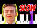 How to Play Sigma Boy on Piano | Slow Version for Beginners