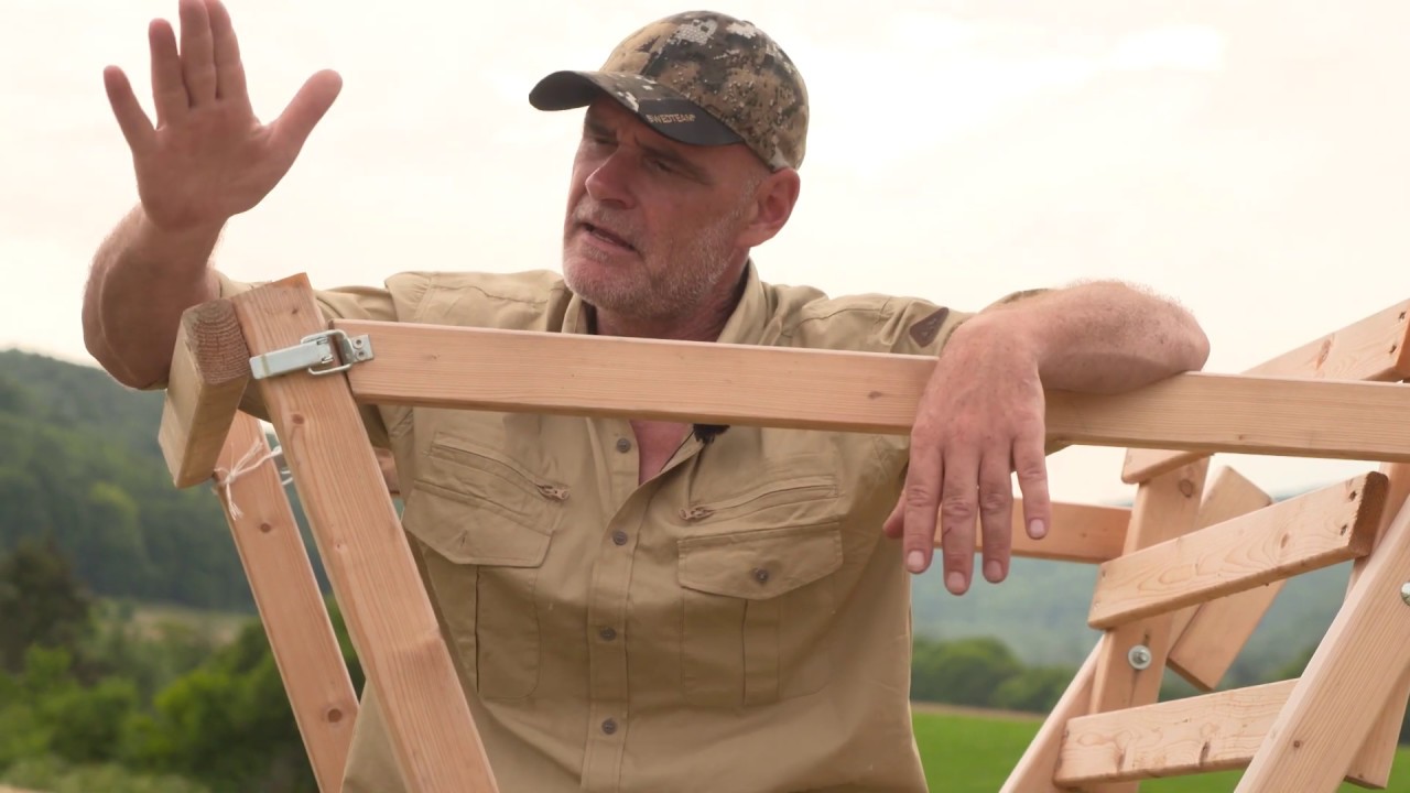 Bassner Scherenleiter Holz 1 90 M Youtube 