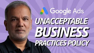 Is Your Google Ads Account Suspended Due to the Unacceptable Business Practices Policy