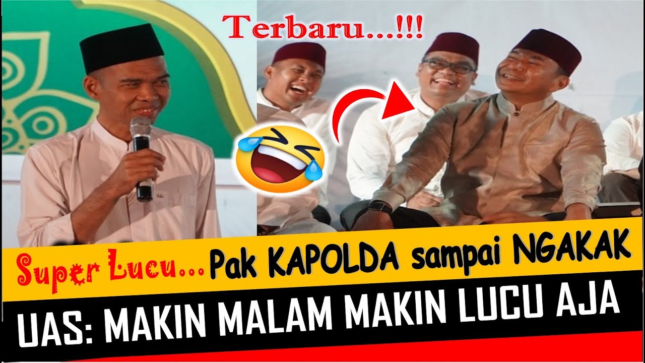 SUPER LUCU PAK KAPOLDA SAMPAI NGAKAK UAS MAKIN MALAM MAKIN LUCU - MAULID DI PESANTREN UAS TERBARU