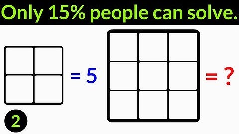 (Video # 2) Only 15% People Can Solve This Puzzle ? Math Puzzle To Test Your Logic