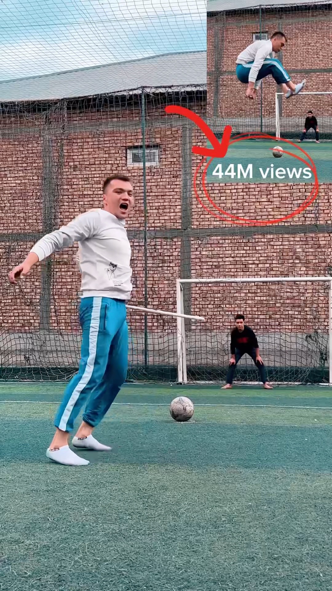 World record☠️   Boshqalarni profilida 44 milyon bolibdi e?