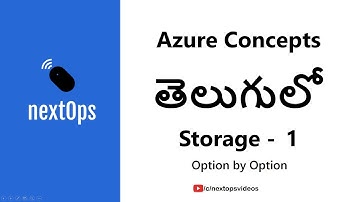 17 - Azure in Telugu - Azure Storage - Settings