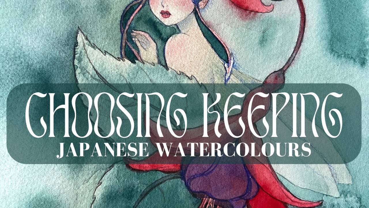 CHOOSING KEEPING 🌸 japanese paints | mini art haul🏮🍂🍁
