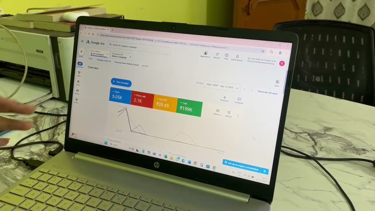 Google Ads Call Ads Case Study | Packers & Movers | Real Client Results & Leads