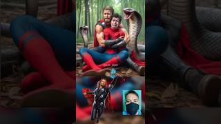 funny scene of Superhero crying afraid cobra😂🤣AII Characters Marvel vs Dc #marvel #shorts #avengers