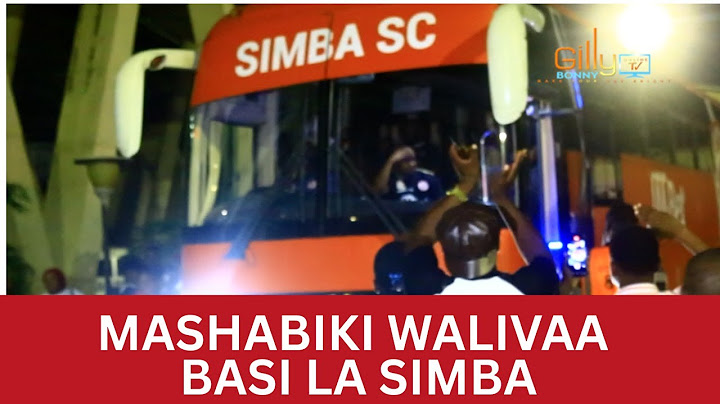 MASHABIKI WA SIMBA WALIVAA BASI LA WACHEZAJI BAADA YA KIPIGO DHIDI YA YANGA