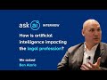 How is artificial intelligence impacting the legal profession?