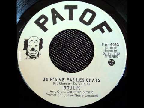 Boulik - Je n'aime pas les chats - Roger Gigure