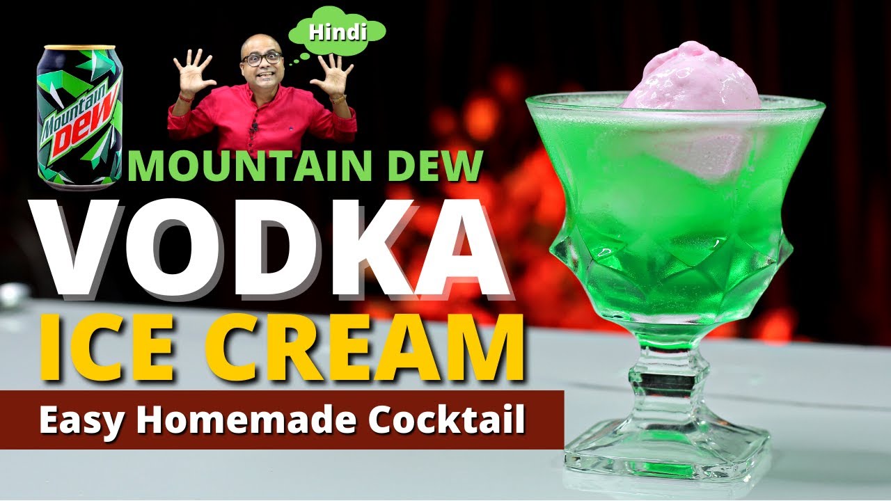 Cocktail | Easy Homemade Vodka Cocktail | Made with Mountain DEW, Ice