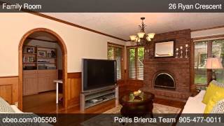 26 Ryan Crescent Markham ON L3R - Politis Brienza Team - REMAX All-Stars Realty Inc Brokerage