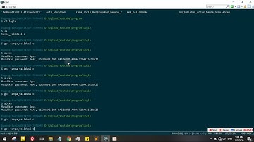1. Membuat Fitur Login Menggunakan Bahasa C - Login Tanpa Validasi