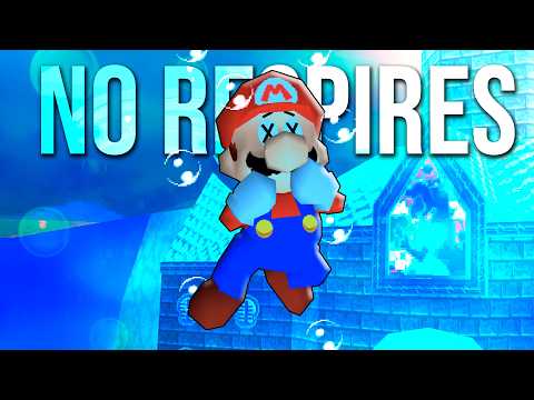 Can you beat MARIO 64 WITHOUT BREATHING?