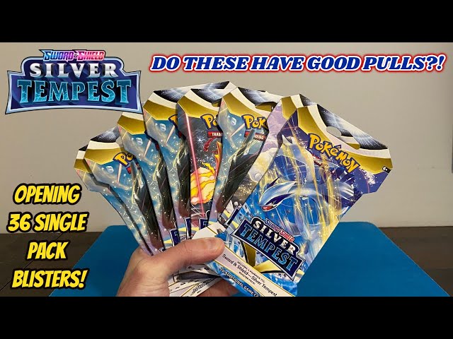 silver tempest booster box 36 pack Pokemon Sword & Shield Silver Tempest Sleeved Booster 36-Pack Lot