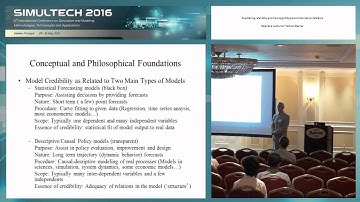 “Credibility, Validity and Testing of Dynamic Simulation Models” Dr. Yaman Barlas (SIMULTECH 2016)