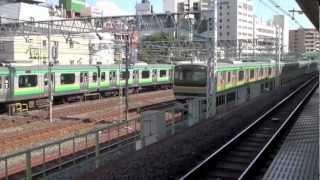 鴬谷を通過 / E233系◆E231系◆211系◆185系
