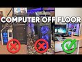 Computer. Off. Floor.