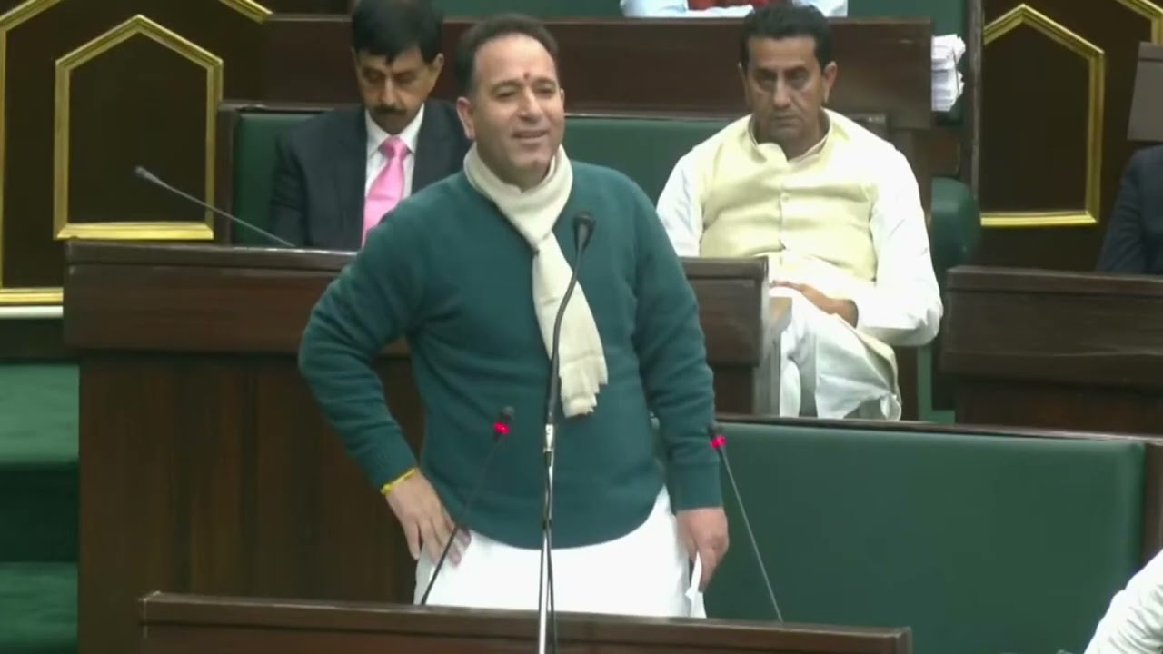 LoP J&K Assembly Sh.Sunil Sharma speaks on the Budget in the Jammu and Kashmir Legislative Assembly.