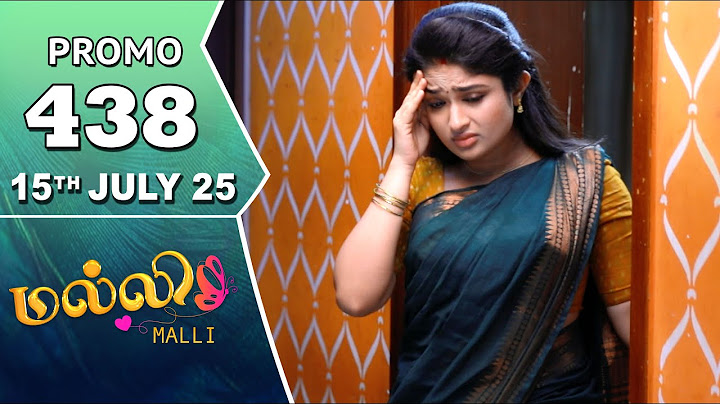Malli Serial | Episode 438 Promo | 15th July 25 | Nikitha | Vijay | Saregama TV Shows Tamil