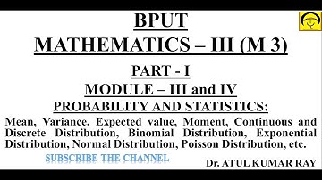 MCQs BPUT Mathematics 3| Module 3 and 4|Numerical Method and Statistics| Part 3| Atul Kumar Ray