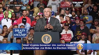 West Virginia Gov. Jim Justice Doesn't Acknowledge Joe Biden As Election Winner