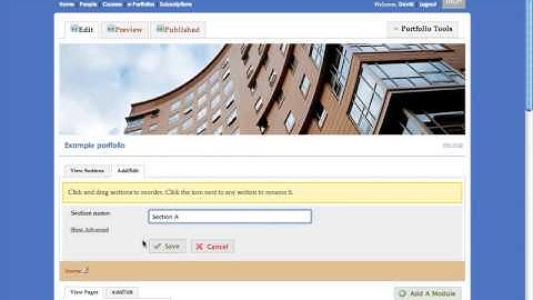 Creating an e-portfolio