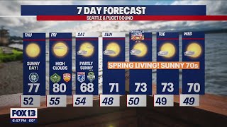 Beautiful summer-like week ahead! | FOX 13 Seattle