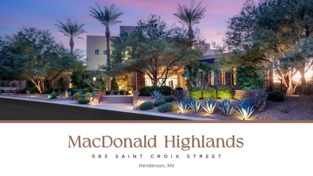 583 Saint Croix Street | MacDonald Highlands, Henderson | IS LUXURY