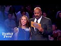 WOW! Sarah gets ZERO... then ZERO... then BOOM! | Family Feud