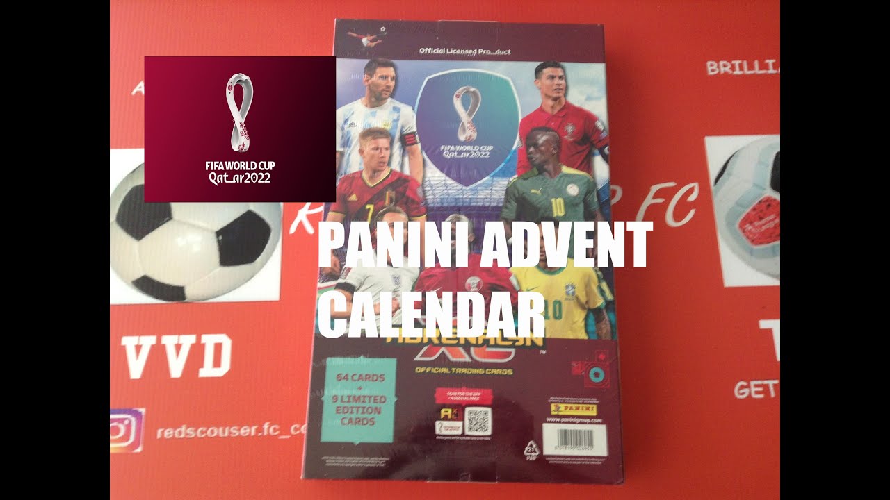 NORDIC ADVENT CALENDAR** PANINI AXL WC 2022 ***9 LIMITED EDITION CARDS/MESSI/RONALDO and PEDRI***