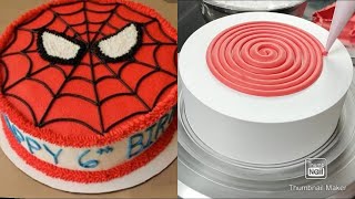 how to make spiderman cake | spiderman cake decorating | spiderman birthday cake | spiderman cake