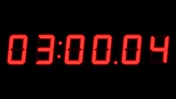 3 Minutes Countdown Timer (With Milliseconds Version)