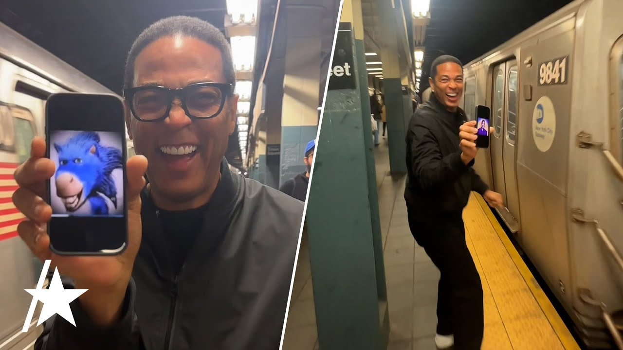 Don Lemon Pranks NYC Subway Riders w/ Bizarre Photos In Viral TikTok