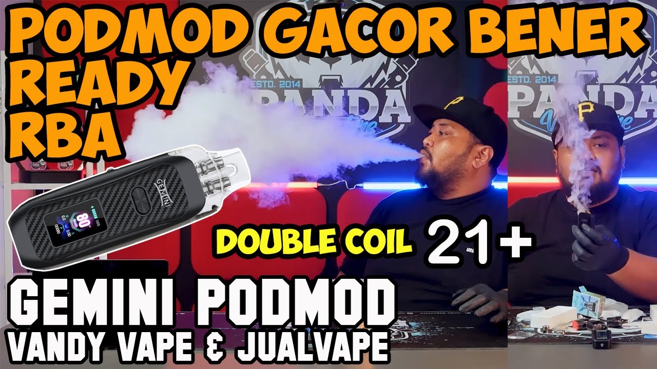 GACOR TAPI MURMER | GEMINI OPEN POD by VANDYVAPE & JUALVAPE