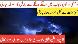 Tonight And Tomorrow Punjab Weather | South Punjab Weather | Punjab Ka Mosam | Weather Forecast