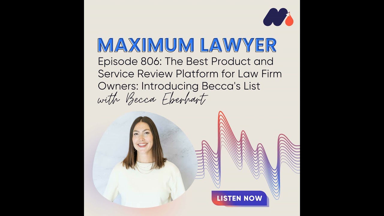 The Best Product and Service Review Platform for Law Firm Owners: Introducing Becca's List