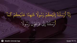 Al-Muzzammil ayat 15