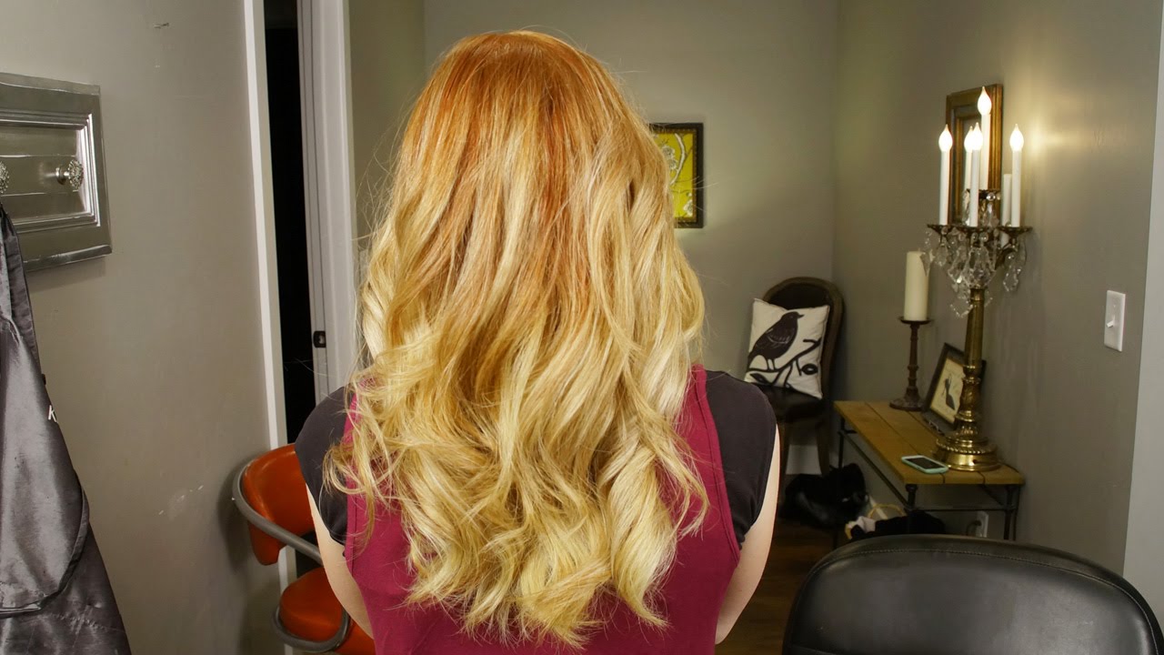 Olaplex 2 color Balayage // Womens Hair Color - YouTube