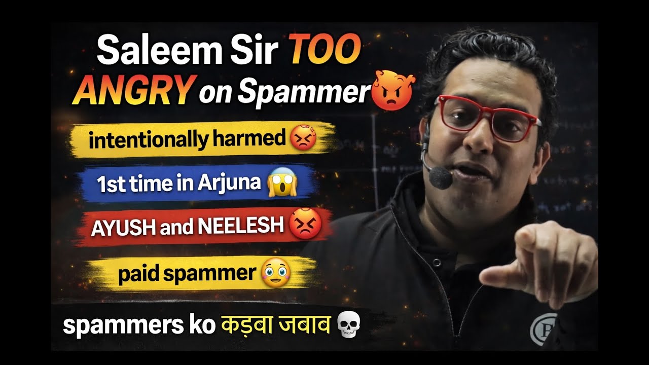 Saleem sir angry🤬🥵 |paid spammer😨 |कड़वा जवाब😱..|ft saleem sir.