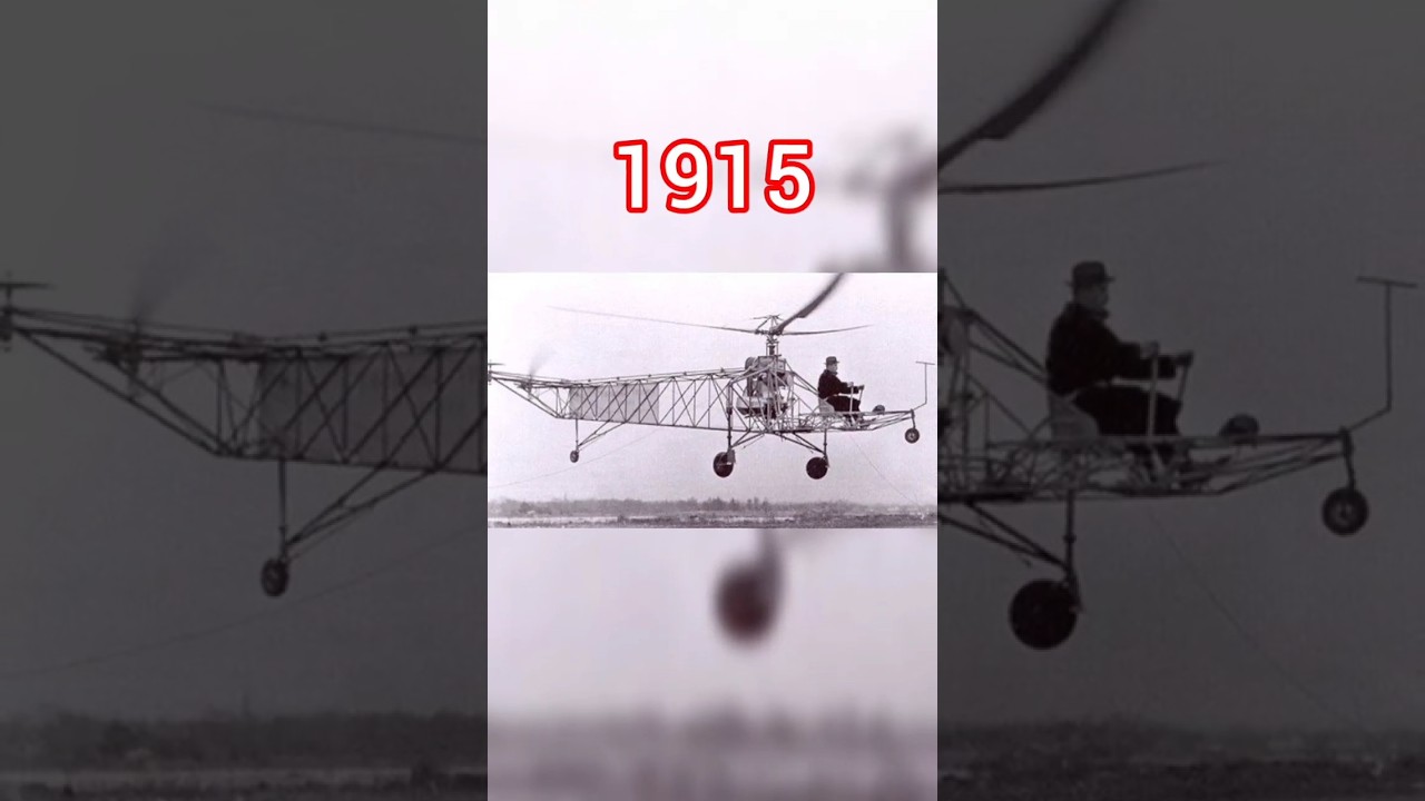Evolution of helicopter 1907-2025 