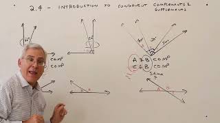 2.4--Intro to Congruent Complements and Supplements