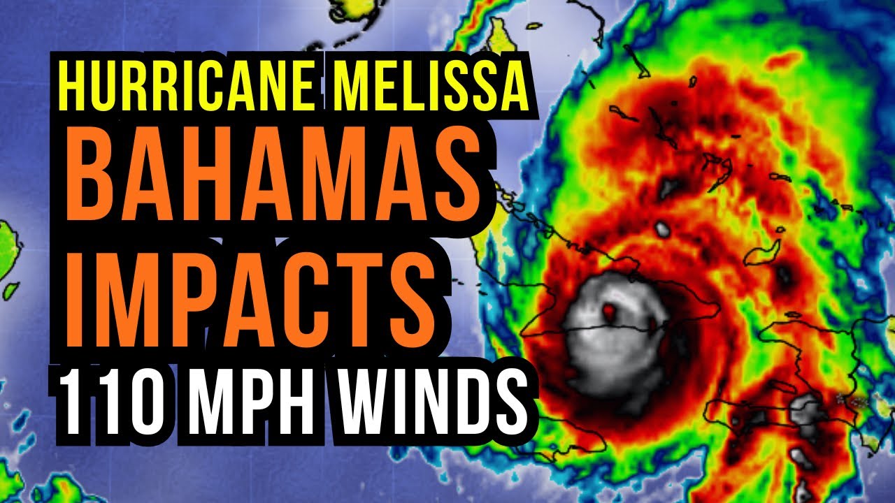 Hurricane Melissa heads to the Bahamas...